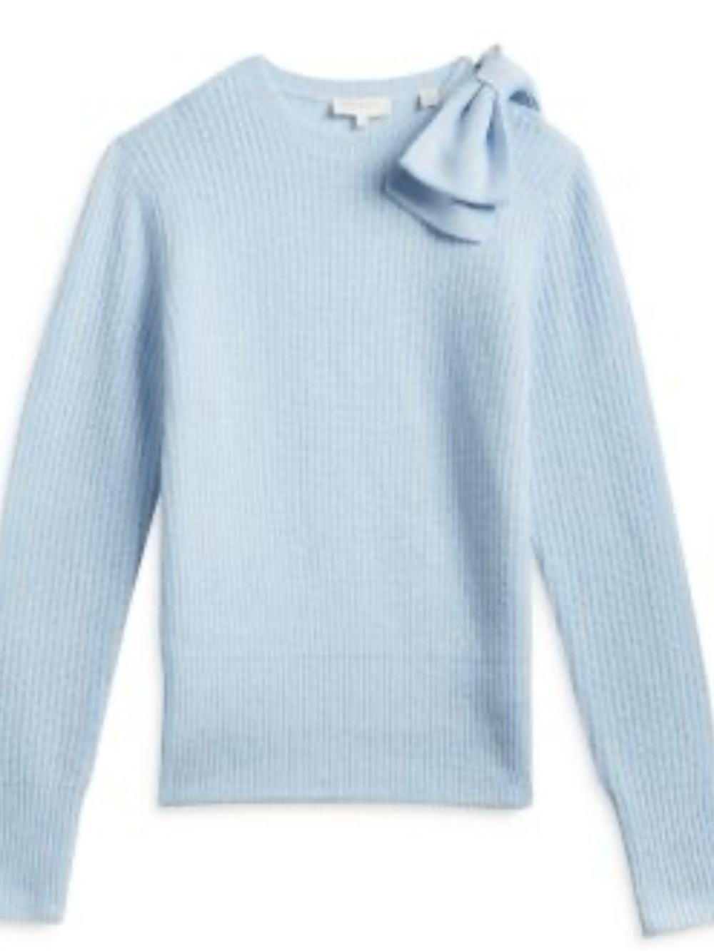 Ted Baker Extravagant Bow Crew Wool Alpaca Sweater Size 2 UK 10 - Picture 2 of 8
